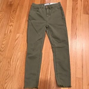 Loft high waist skinny crop